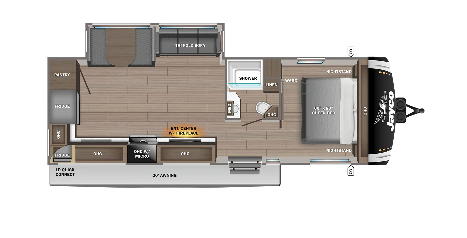 Jayco Jay Feather 27RK floor plan