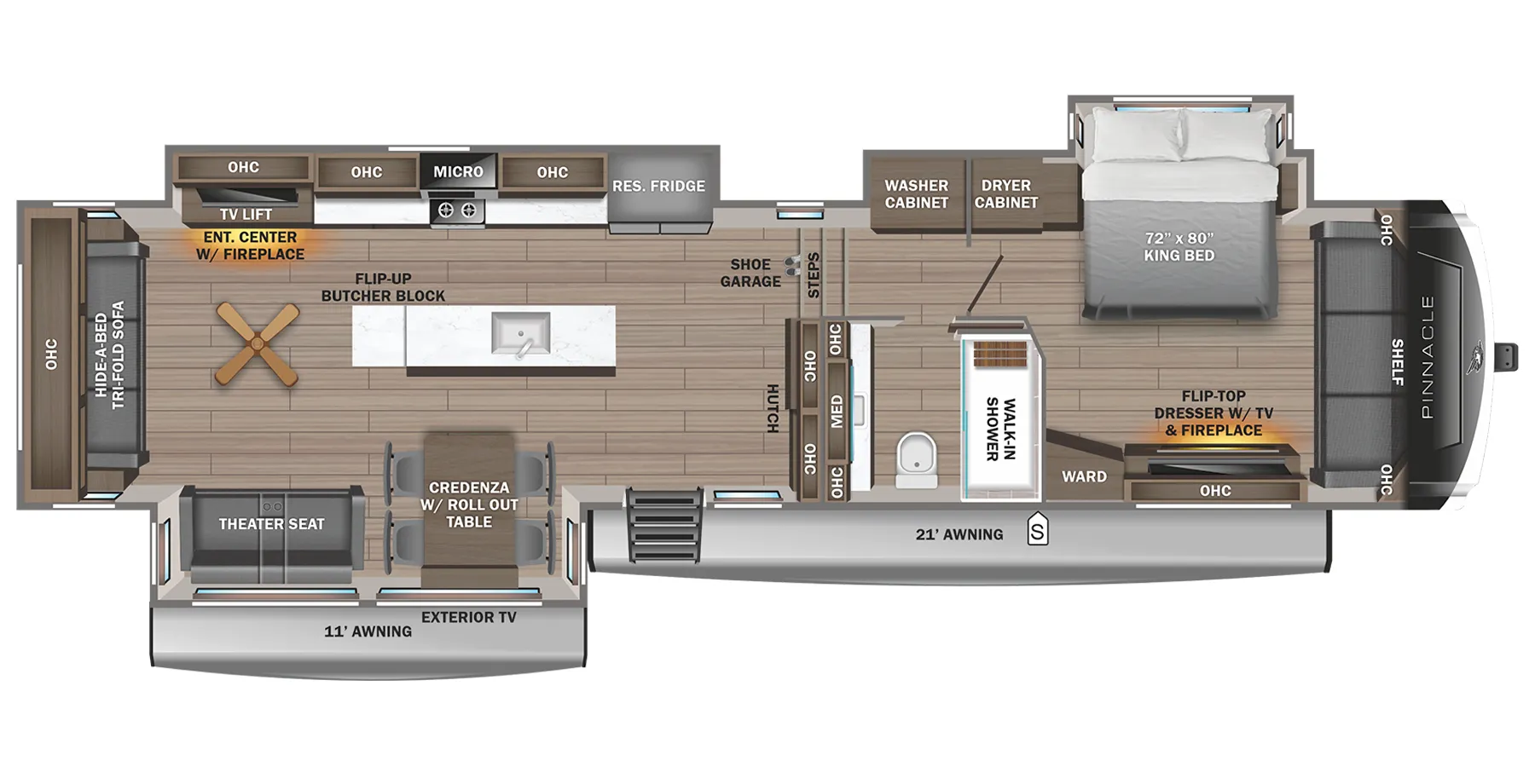 2025 Jayco Pinnacle 38SSWS - Floor plan