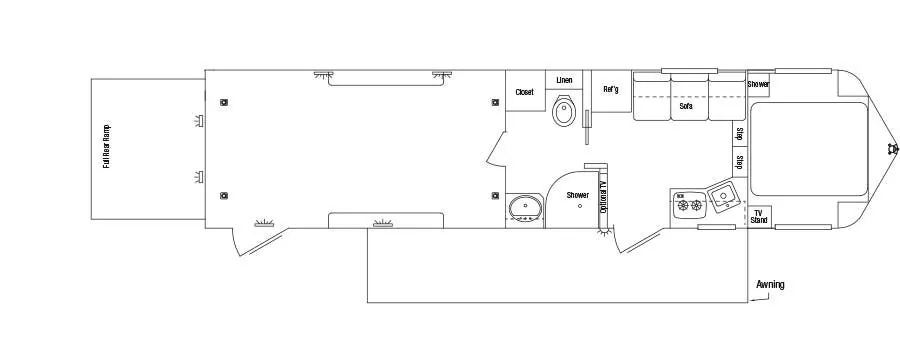 Sundowner Pro-Grade 2186 GM floor plan