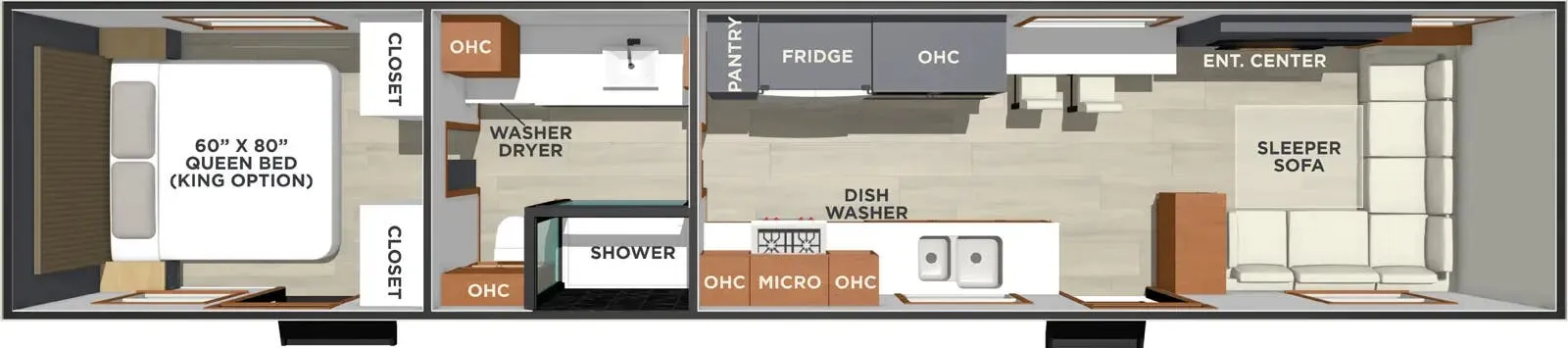 Forest River Lost Pines SEQUOIA floor plan