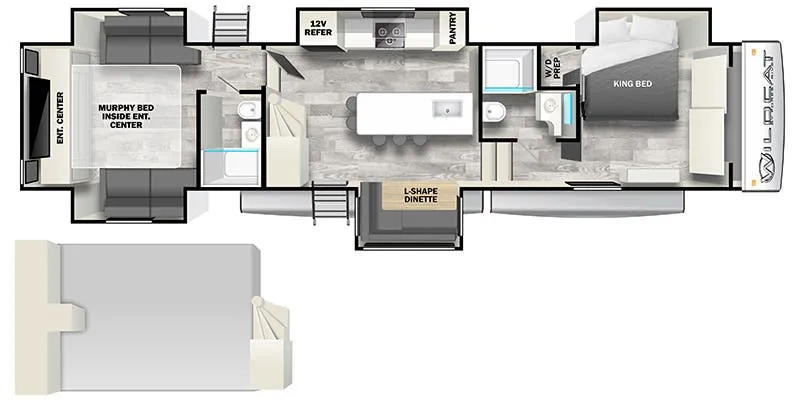 Forest River Wildcat 38BET floor plan