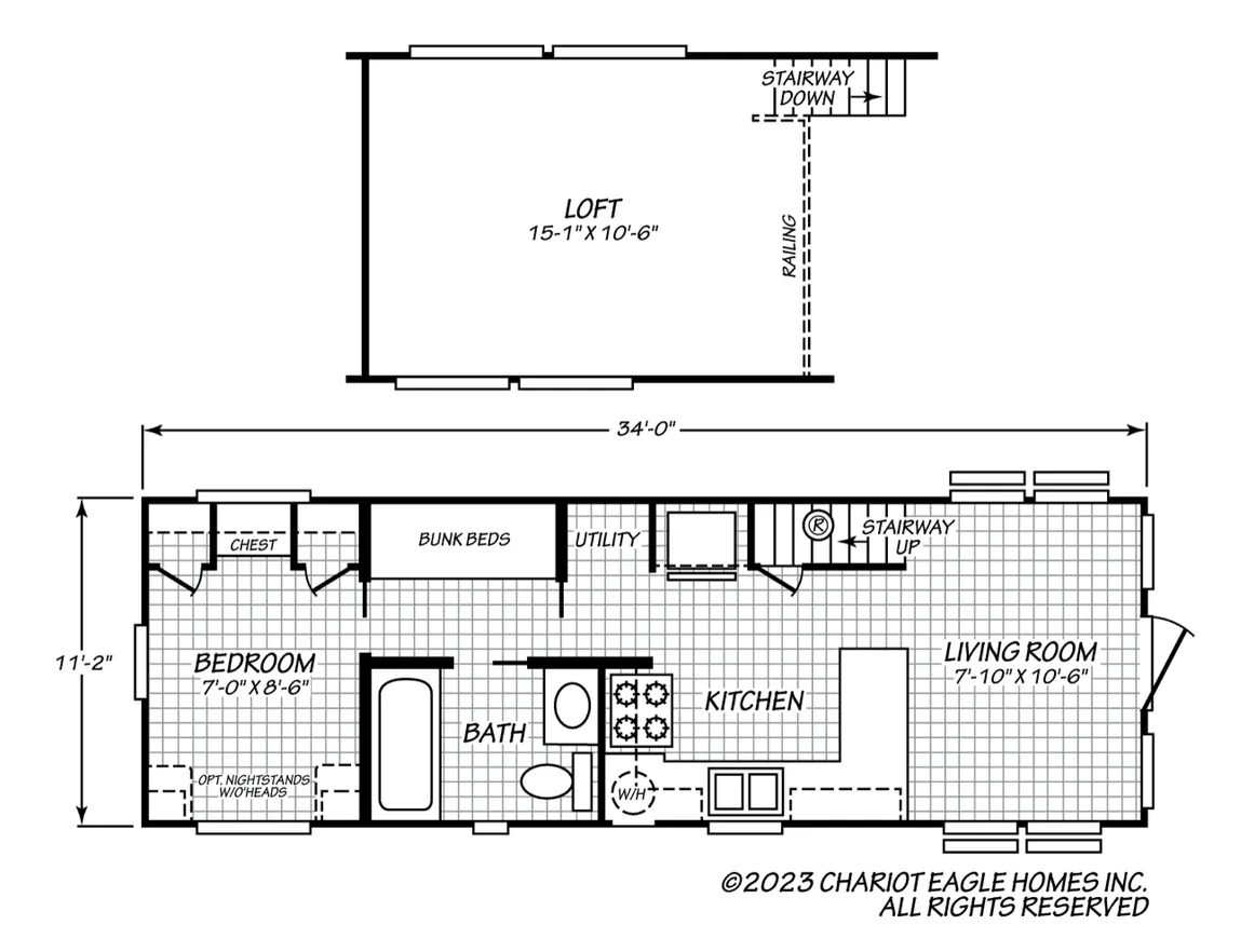 Chariot Eagle Eagle Series 11341A floor plan