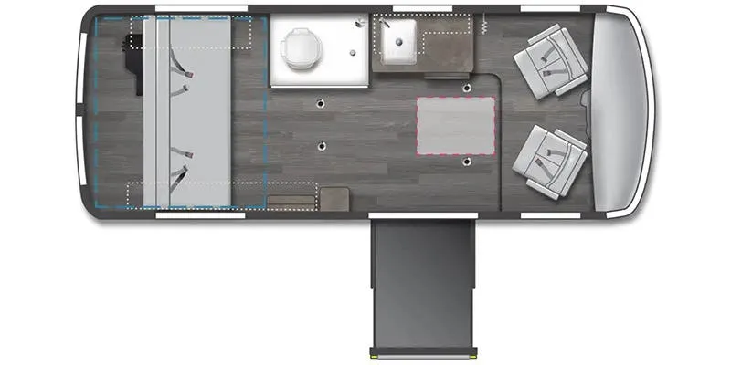 Winnebago Roam U59RXP floor plan
