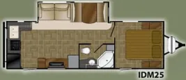 Heartland Mallard IDM25 floor plan