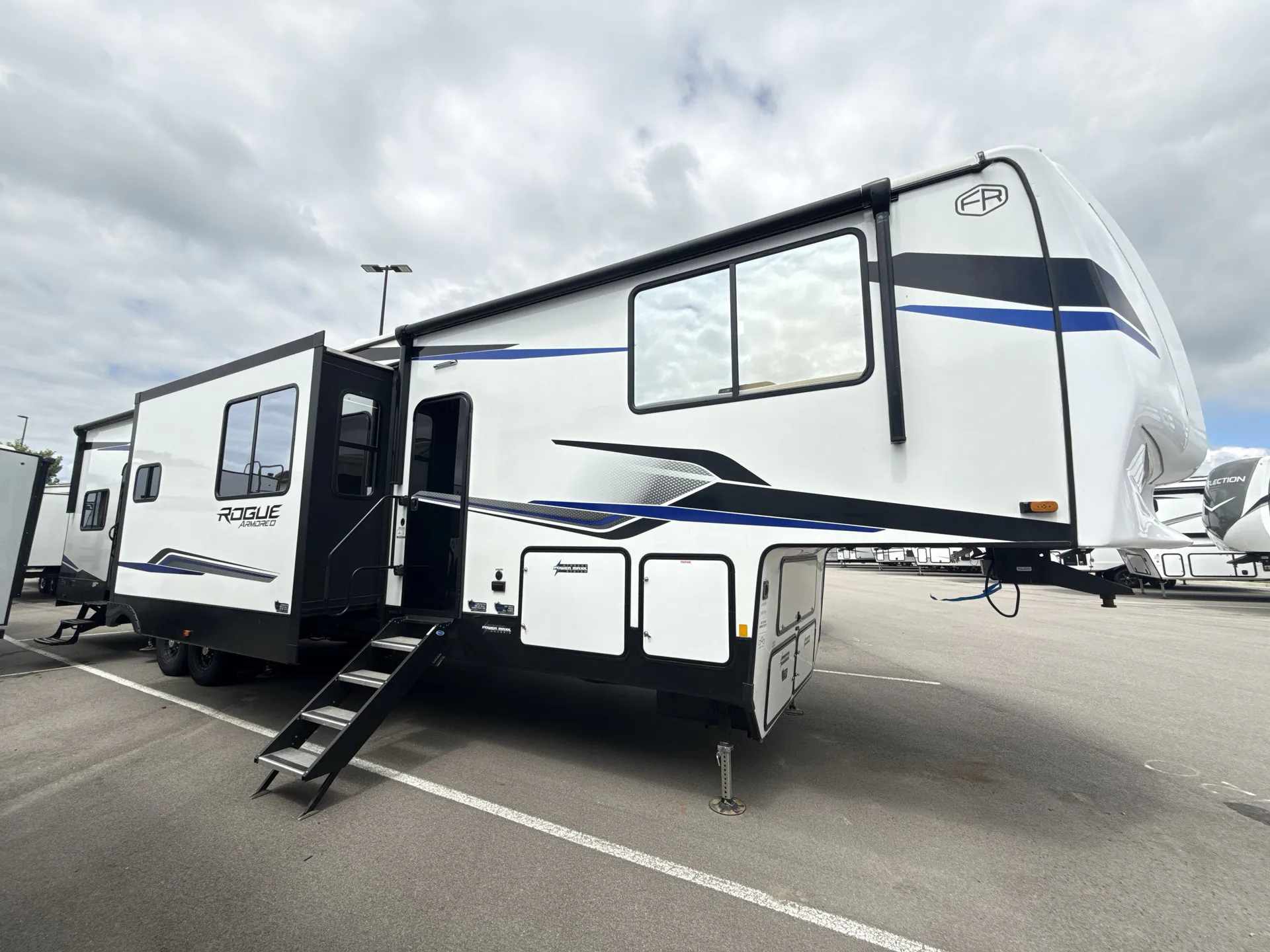 2025 Forest River Vengeance Rogue Armored 391T145 — campside