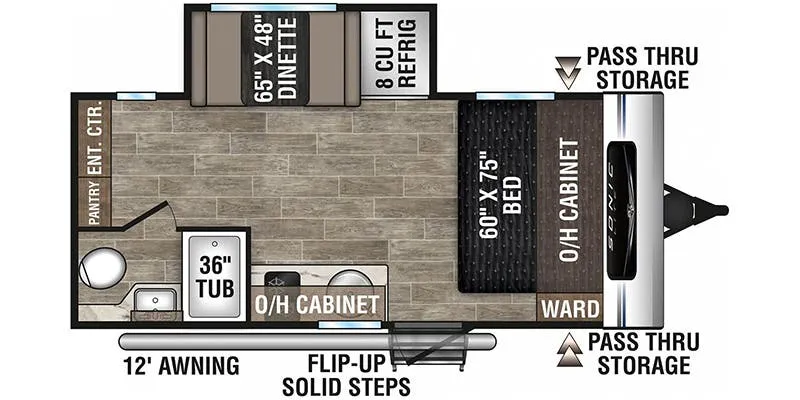 Venture RV Sonic Lite SL169VMK floor plan