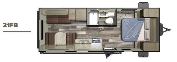 Starcraft Autumn Ridge Outfitter 21FB floor plan