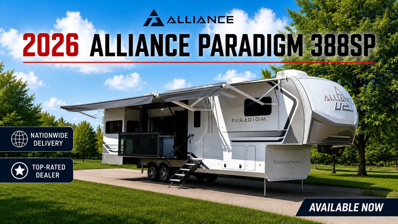 2026 Alliance RV Paradigm 388SP - Photo 2