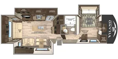 2020 Vanleigh Vilano 320GK - Floor plan