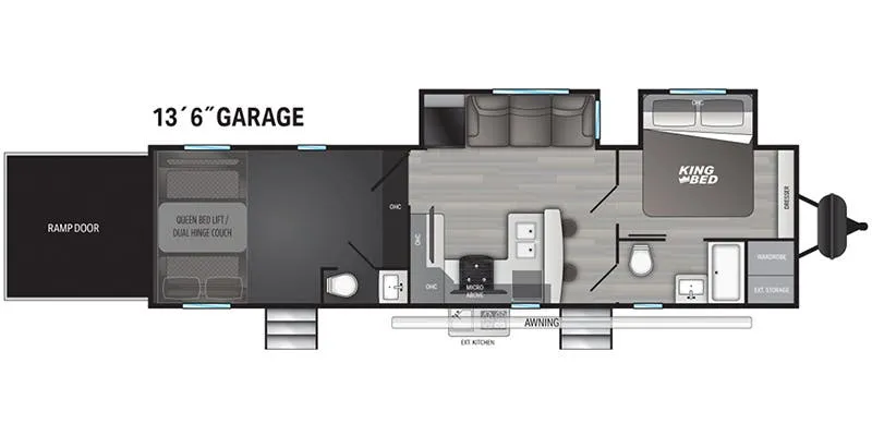2022 Cruiser RV Stryker STG-3313 floor plan