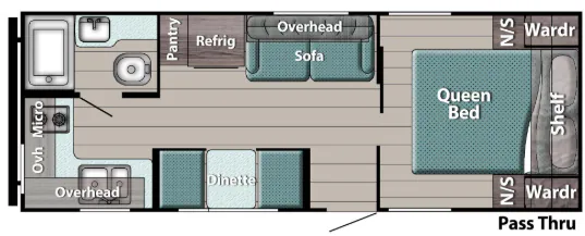 Gulf Stream Enlighten 21RK floor plan