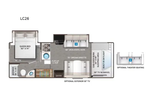 2023 Thor Motor Coach Quantum LC LC26 - Photo 3