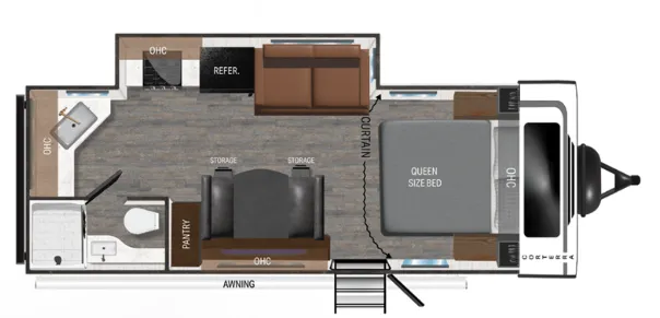 Heartland Corterra 22.1ML floor plan