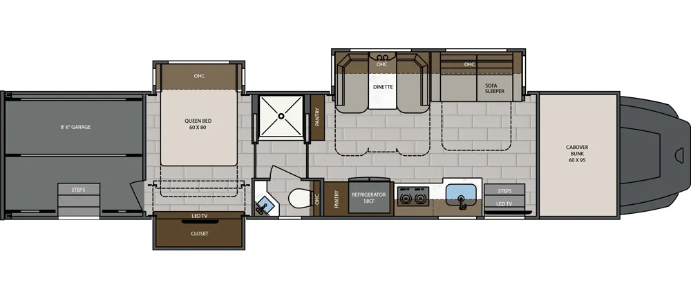 Renegade RV Classic 2609 floor plan