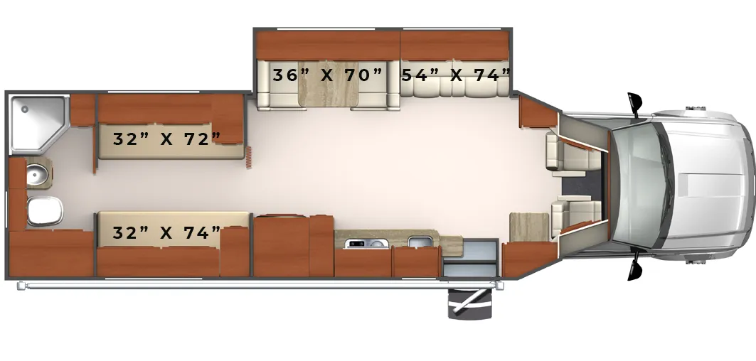 Phoenix Cruiser 3100 floor plan