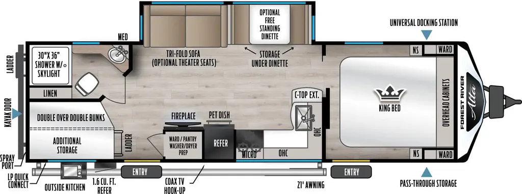2027 East to West Alta 2800KBH floor plan