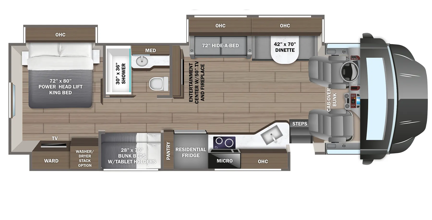 Jayco Seneca Prestige 37L floor plan