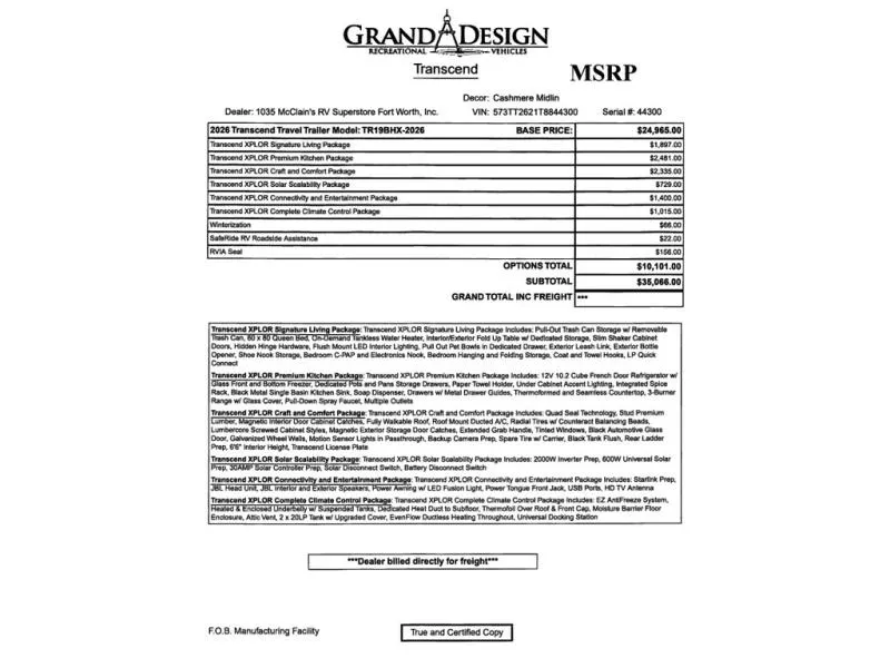 2026 Grand Design Transcend Xplor 19BHX - Photo 4