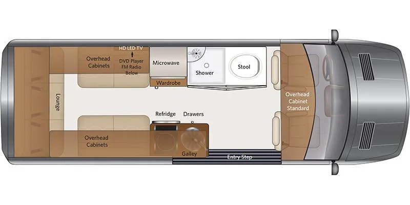 Fleetwood Irok FSL floor plan