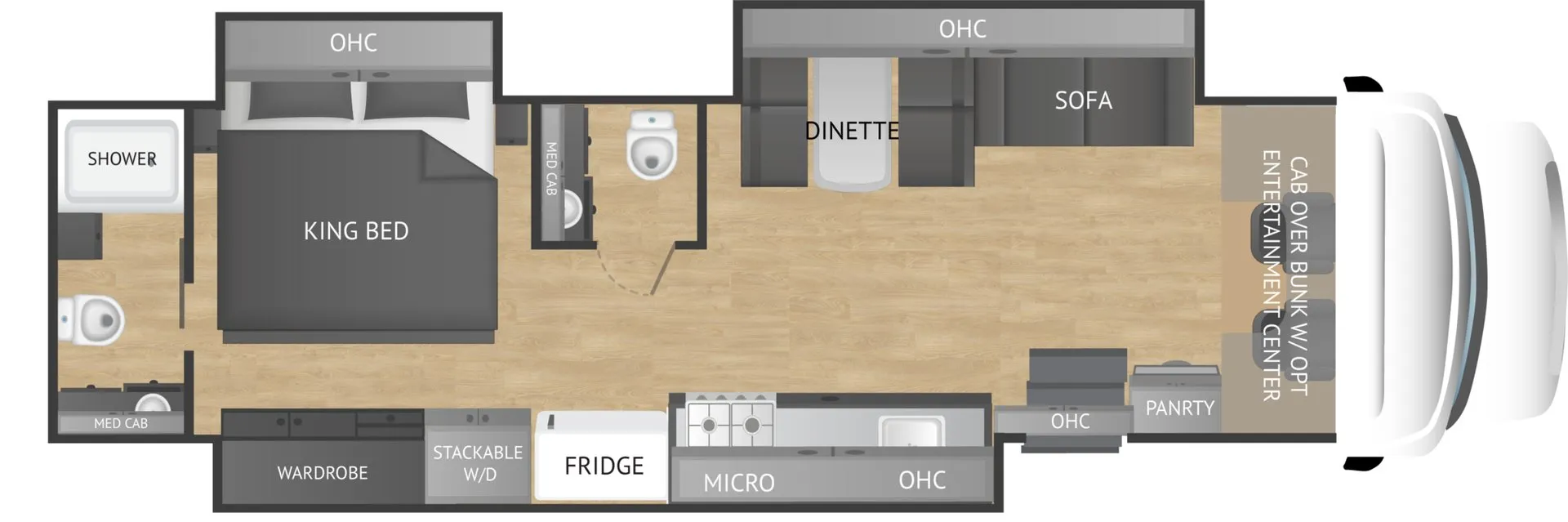 2026 Nexus Ghost 38DS - Floor plan