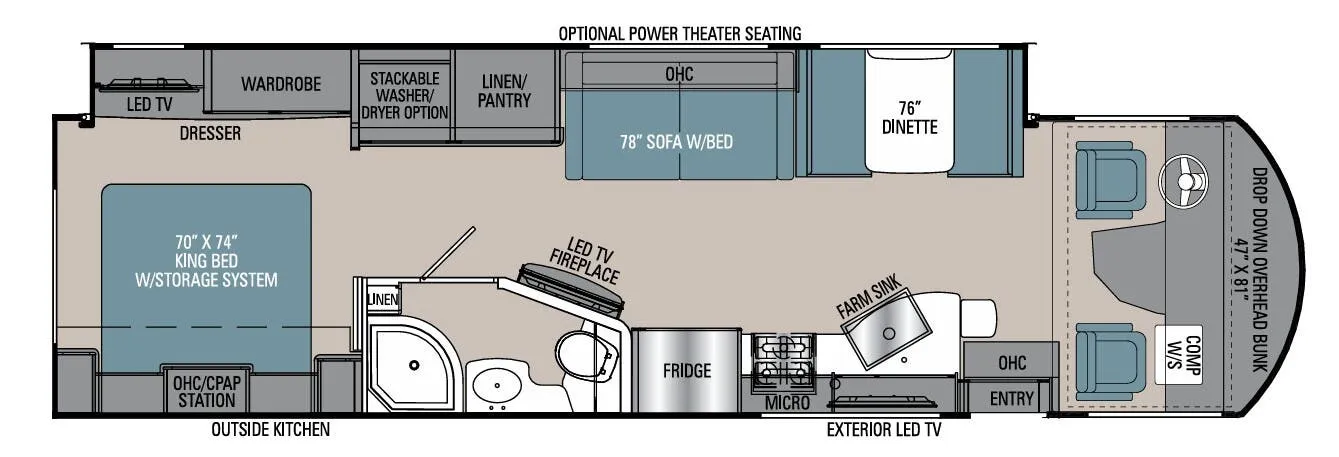Coachmen Encore 325SS floor plan