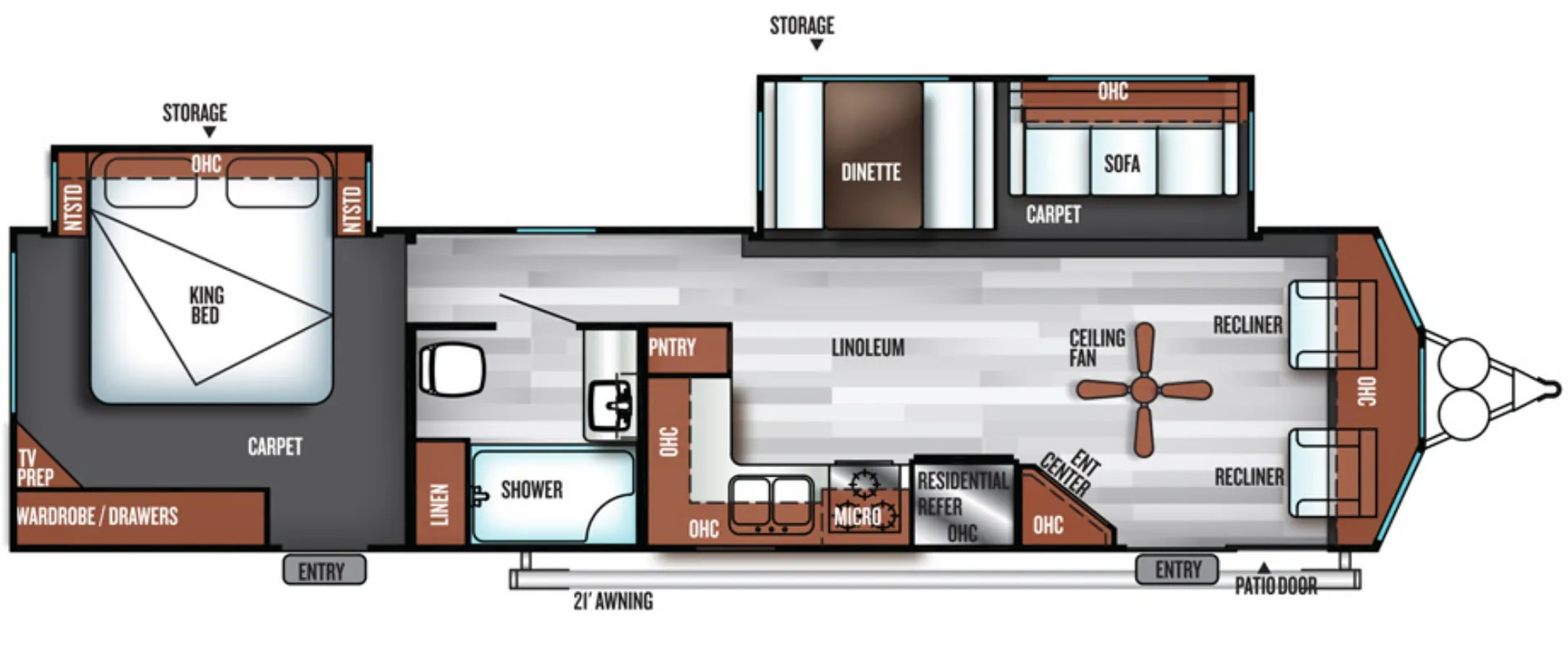 2019 Forest River Salem Villa 353FLFB
