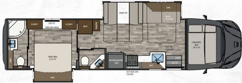 Renegade RV Valencia 38RB floor plan