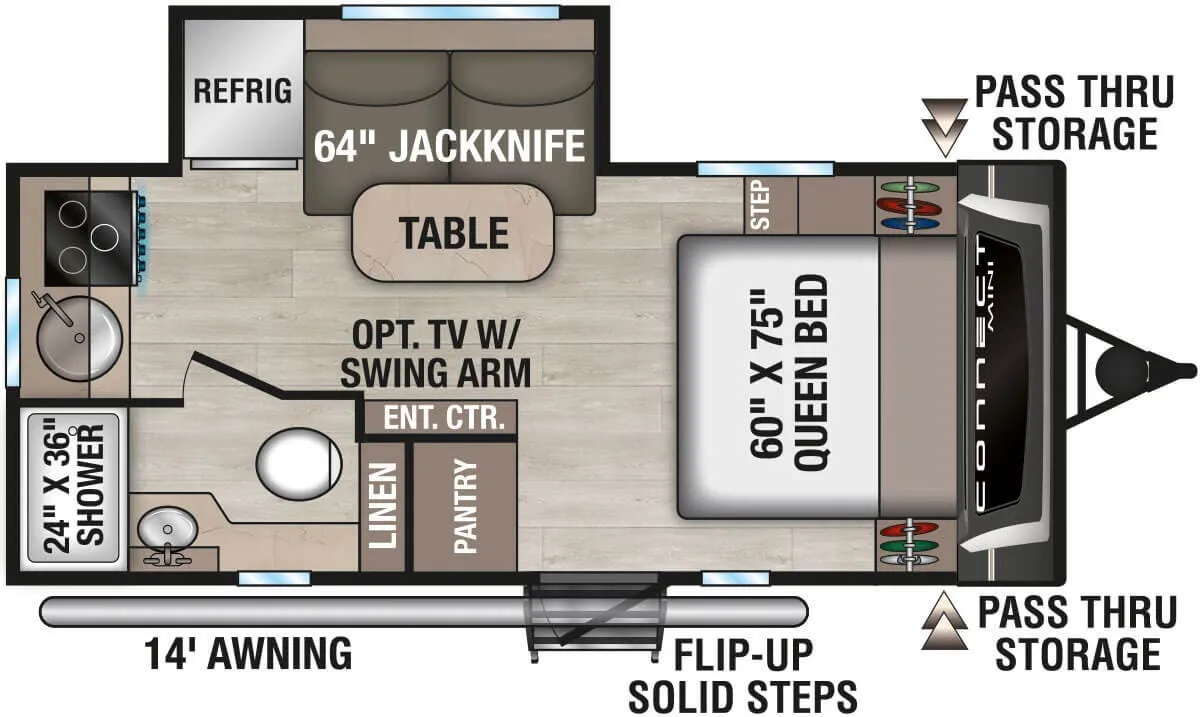 K-Z Connect Mini CM171RK floor plan