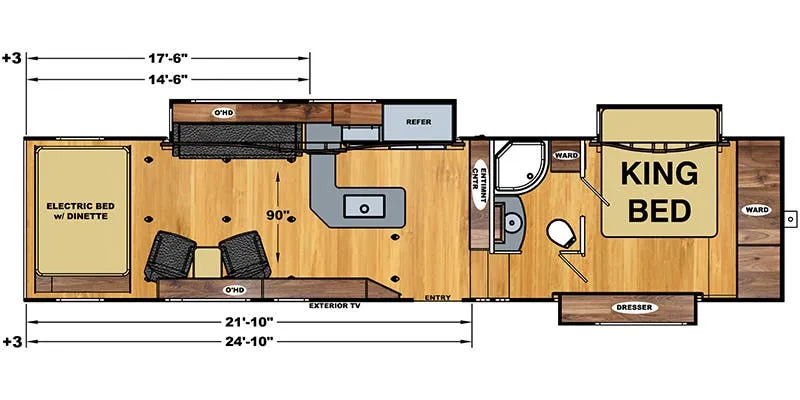 Eclipse Iconic 3515iKG floor plan