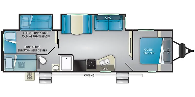 Heartland Sundance Ultra-Lite SDTT 324 BH floor plan