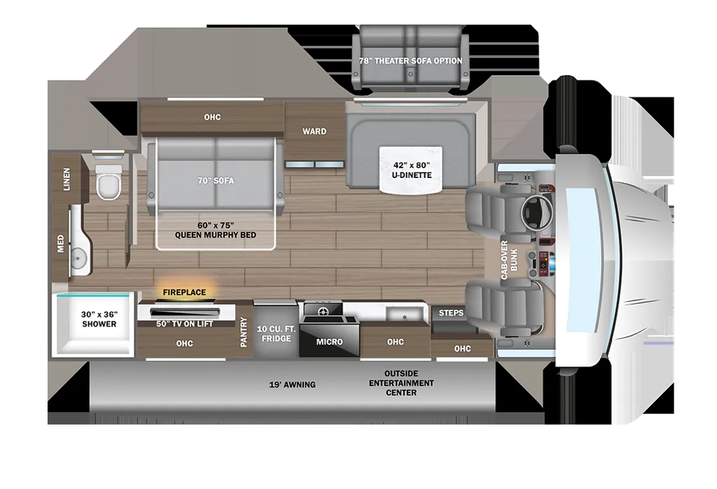 2026 Entegra Coach Esteem XL 30M floor plan