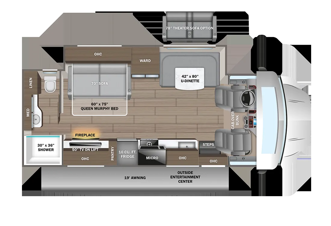 Entegra Coach Esteem XL 30M floor plan