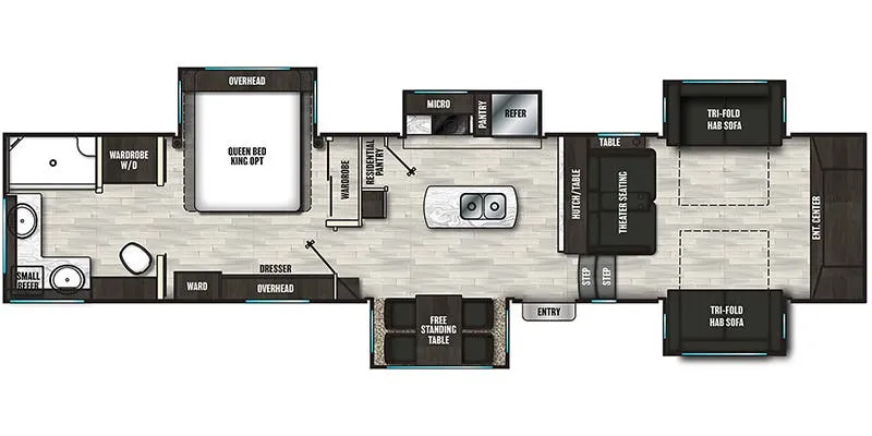 Shasta Phoenix 334FL floor plan