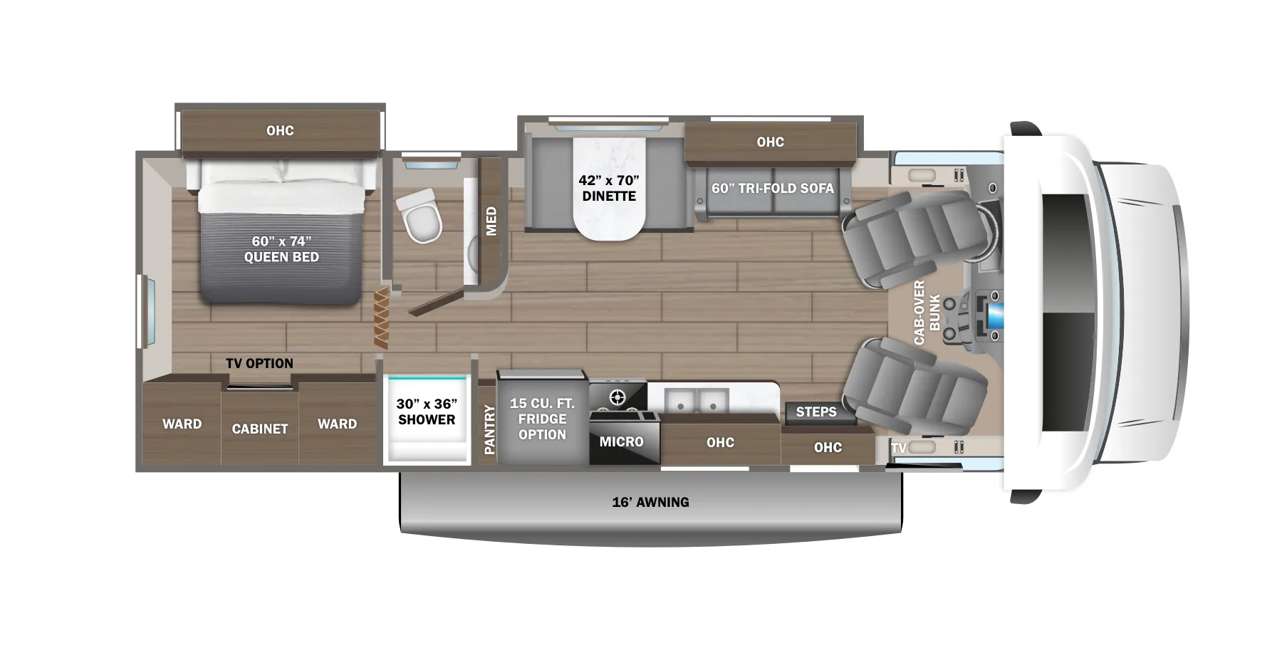 Jayco Greyhawk 29MV floor plan
