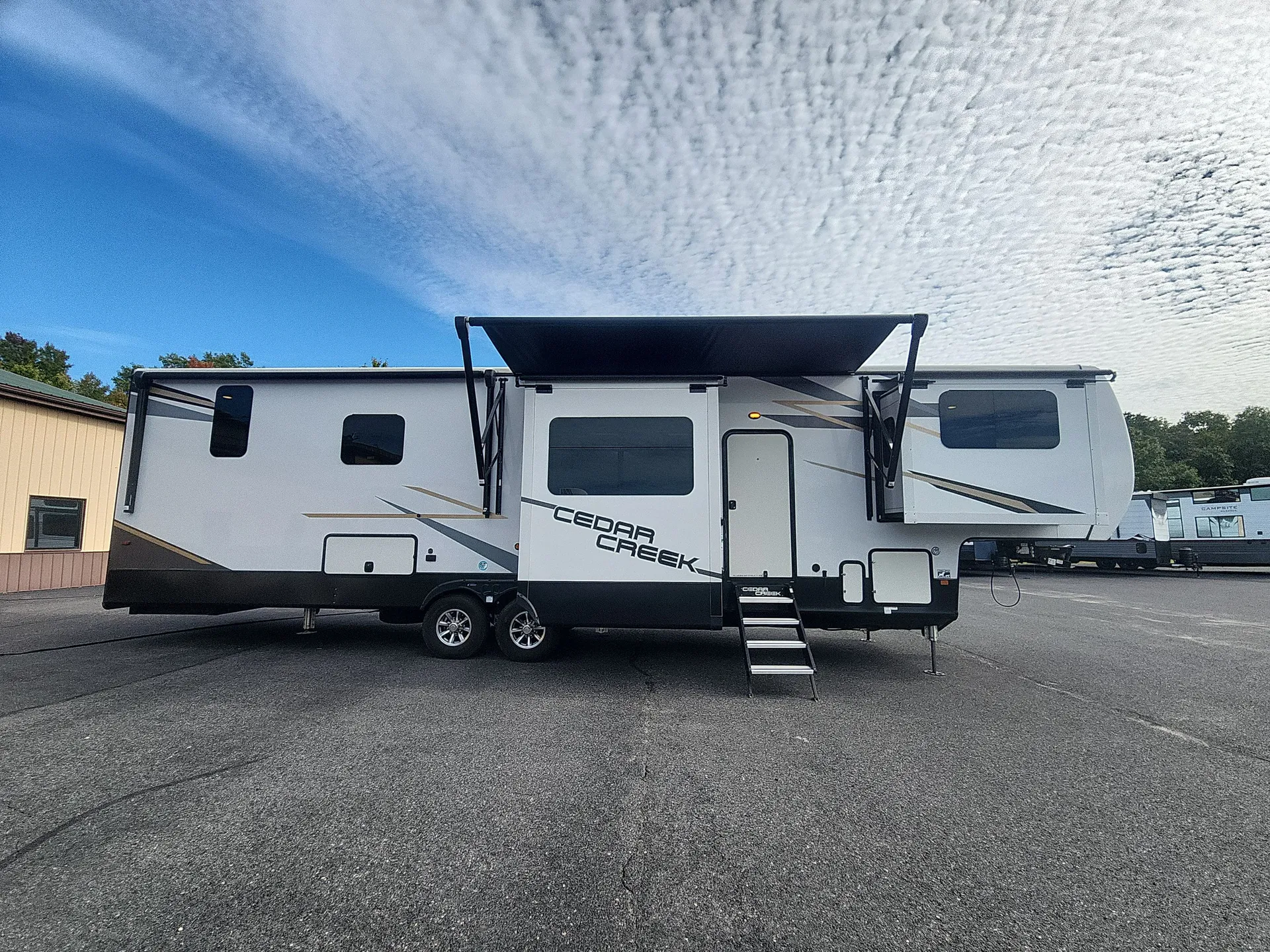 2023 Forest River Cedar Creek 371FL — campside