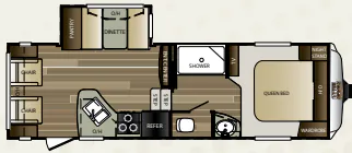 Keystone Cougar Half-Ton 246RLSWE floor plan