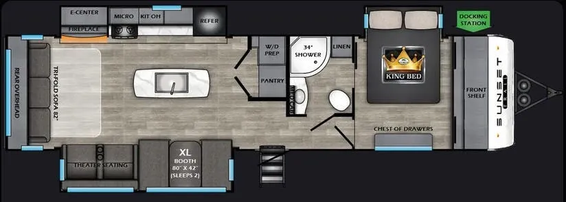 CrossRoads Sunset Trail 330SI floor plan