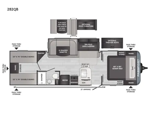 2022 Keystone Passport SL 282QB - Photo 2