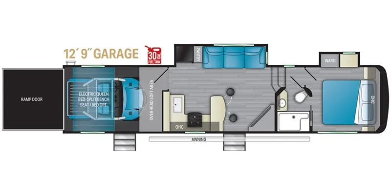 2022 Heartland Fuel 364 floor plan