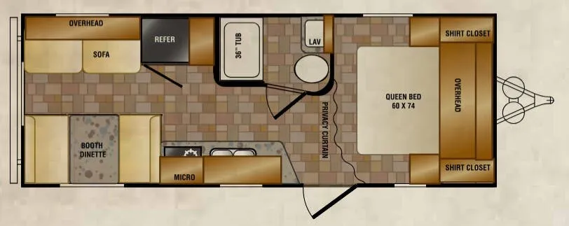 CrossRoads Z-1 1 ZT211RD floor plan