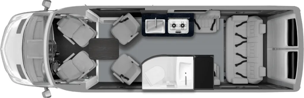 2025 Grech RV Strada-ion AWD LOUNGE floor plan
