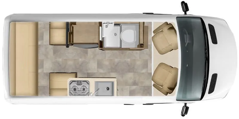 2025 Pleasure-Way Ascent TS floor plan