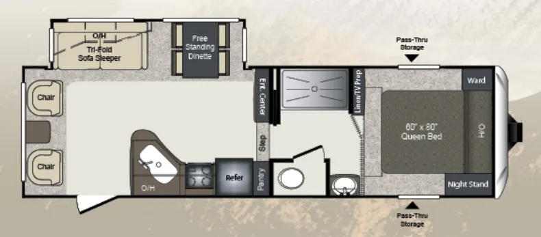 Keystone Laredo 268SRL floor plan