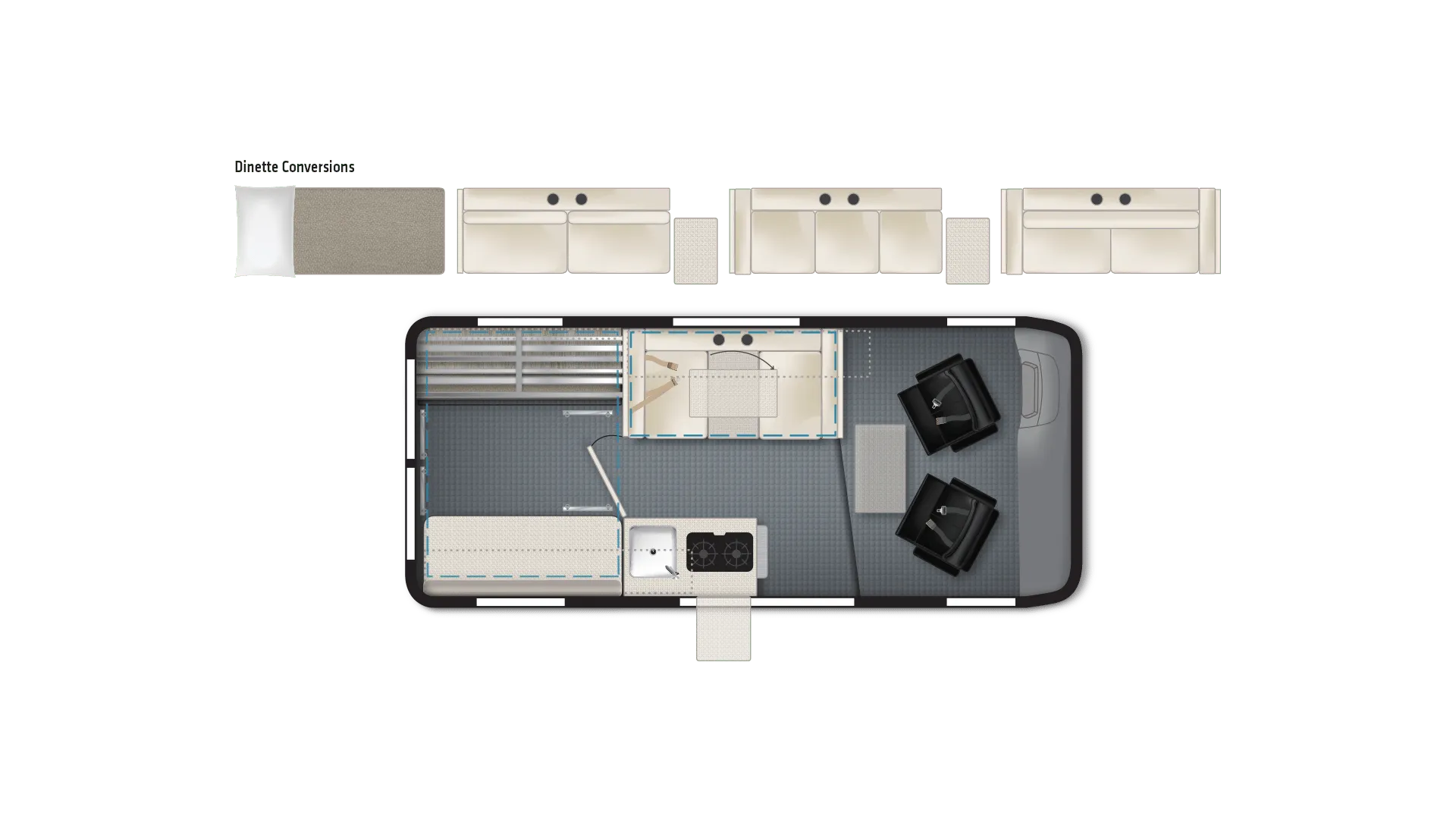 2024 Winnebago Solis Pocket 36A - Floor plan