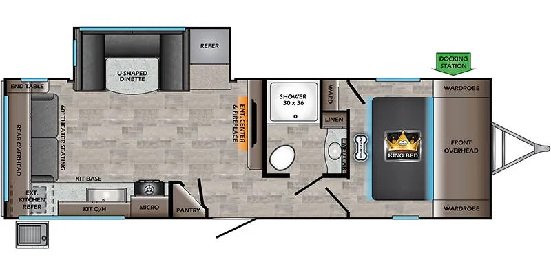 2022 CrossRoads Sunset Trail Super Lite SS268RL floor plan