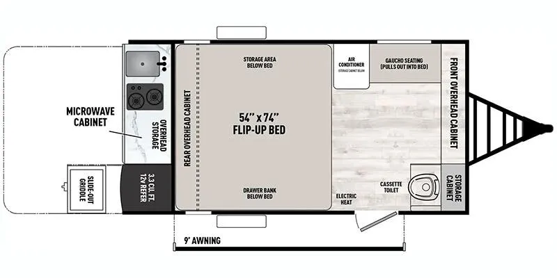 Coachmen Clipper ROK 12000ROK floor plan