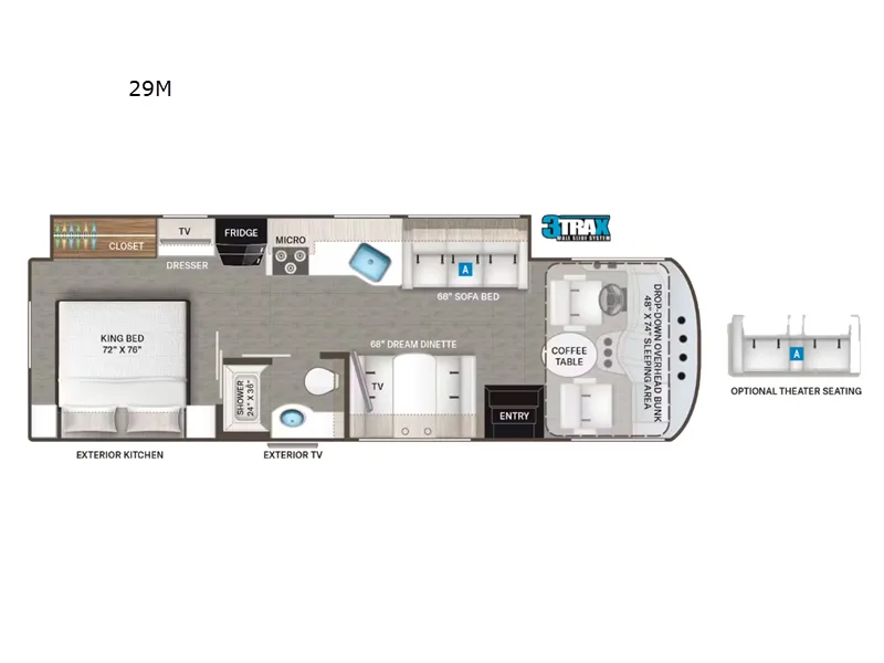 2024 Thor Motor Coach Hurricane 29M - Photo 3