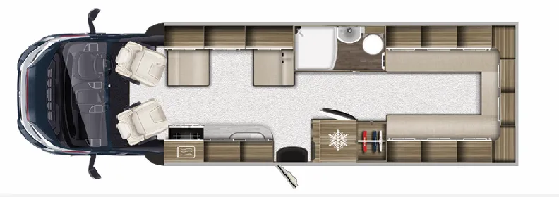 Auto-Trail Frontier SCOUT floor plan