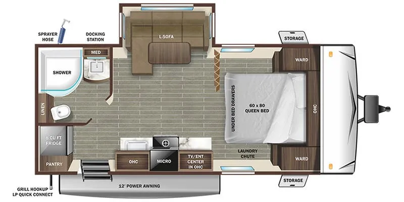 Starcraft Super Lite 212FB floor plan