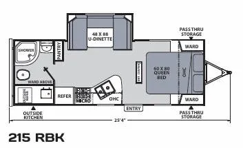 Coachmen Apex Ultra-Lite 215RBK floor plan